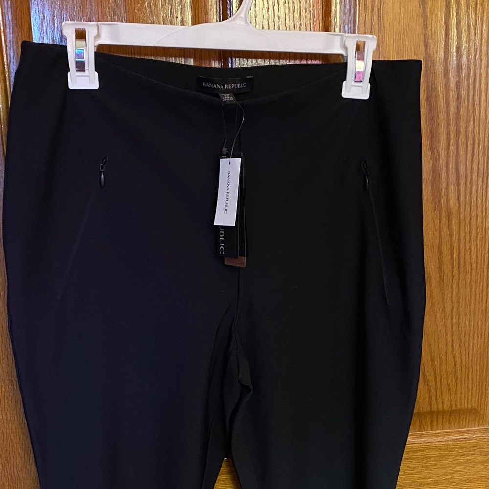Banana Republic Tailored Performance Black Pants